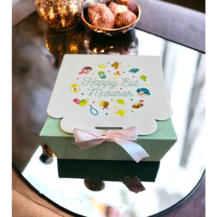 

KI3 SABI Dus cake Box kotak kue packaging Lebaran Idul Fitri