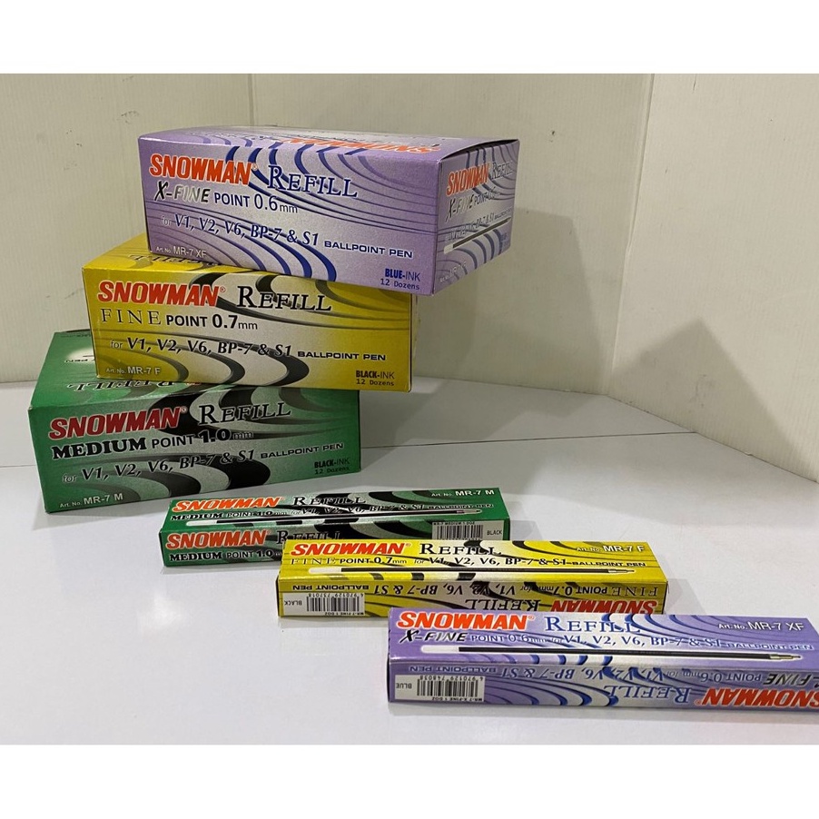 

Potongan Refill Isi pen Snowman V1V2V6BP7S1 Per lusin