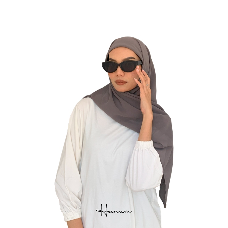 Hanum - Hijab Segitiga Inner Turkish 2 in 1 Ceruty 2 Layer by Rienka