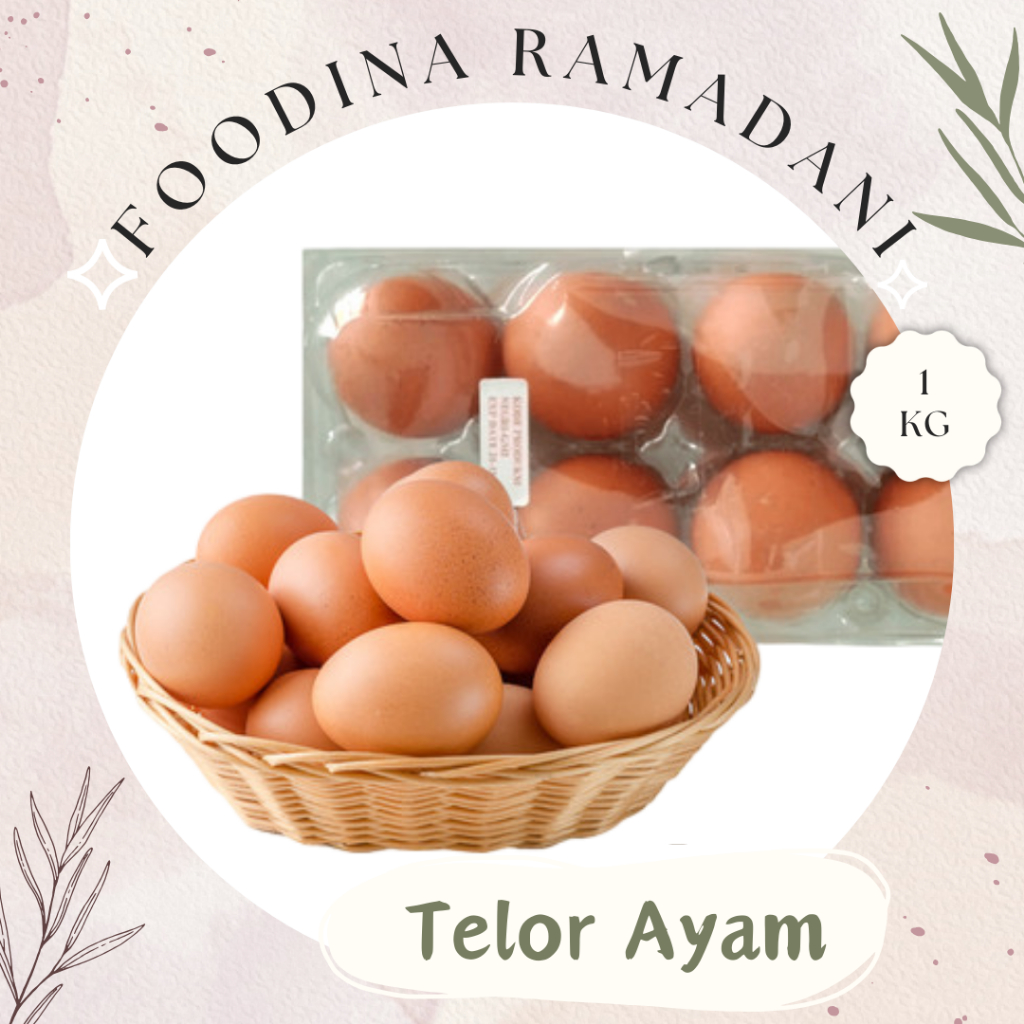 

TELOR AYAM Negeri - Chicken Eggs Fresh [ Berat 1.000gr ] Harga Per KG