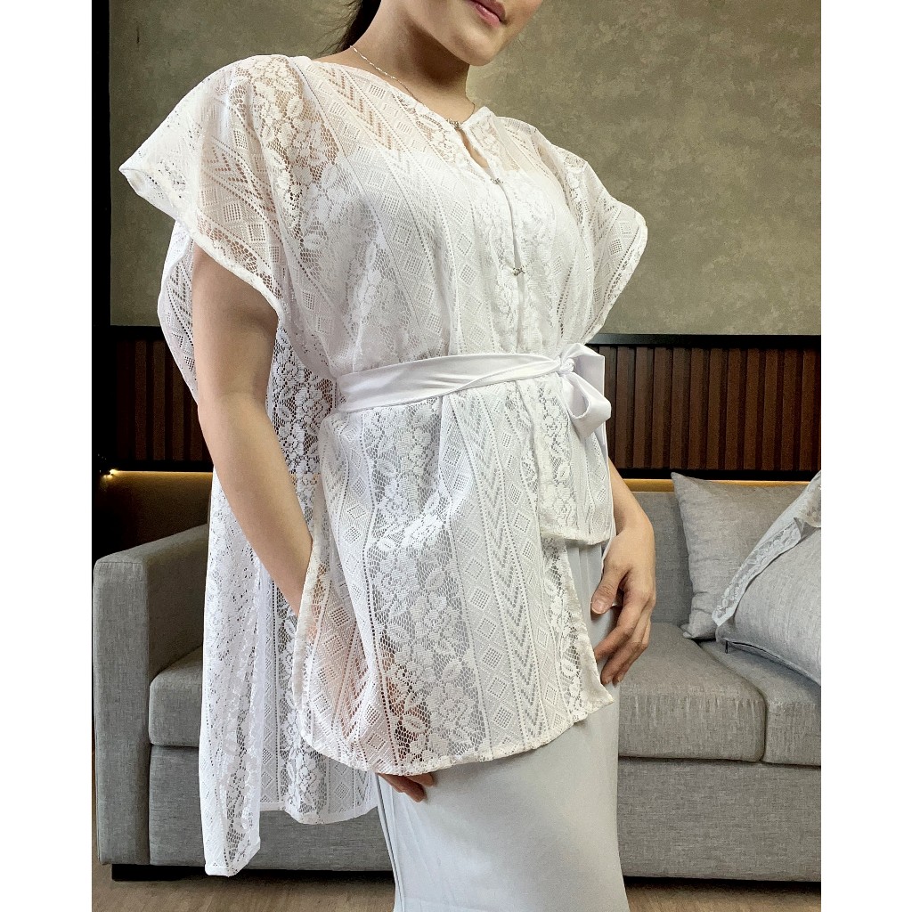RJ5 Lenata Joey Lace Dress Outer / Dress Outer Pesta / Dress Outer Brukat Lace / Baju Pesta Lebaran