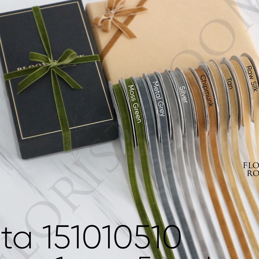 

FG2 Pita 151151 1cm x 5yard Pita Beludru Veet Ribbon