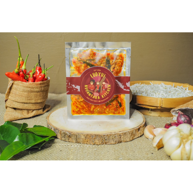 

Sambal Teri Medan daun jeruk