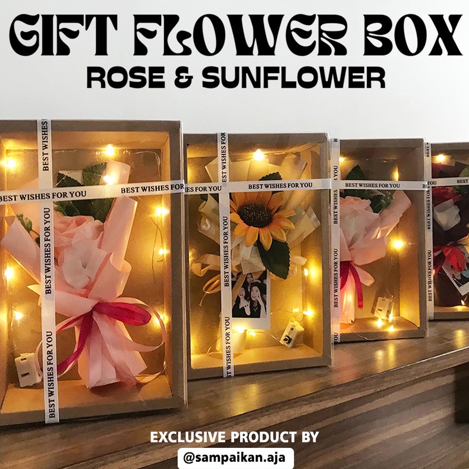 

murah Premium Gift Flower Box Flower Box Bouquet Kado Wisuda Kado Ulang Tahun Hadiah Anniversary