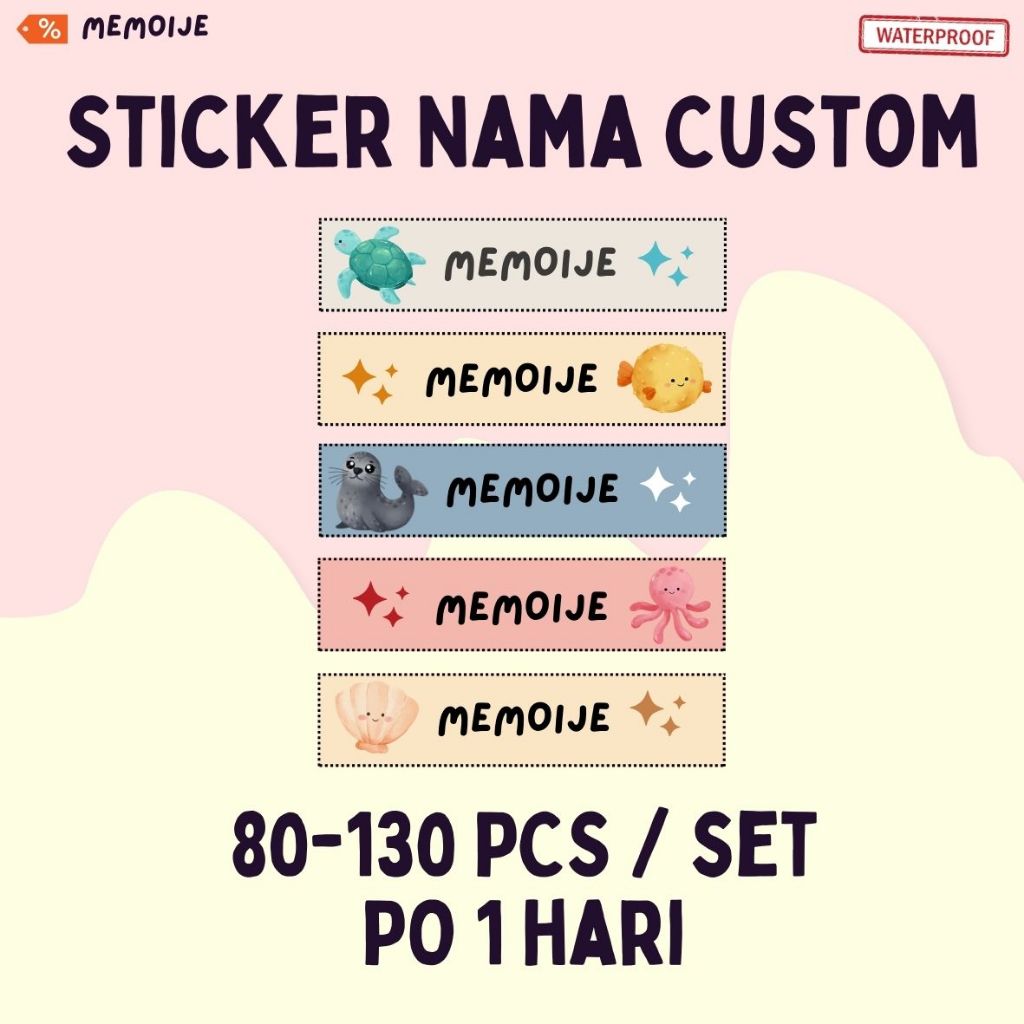 

STICKER LABEL NAMA CUTE GIRLIE CUSTOM (80-130 Pcs)