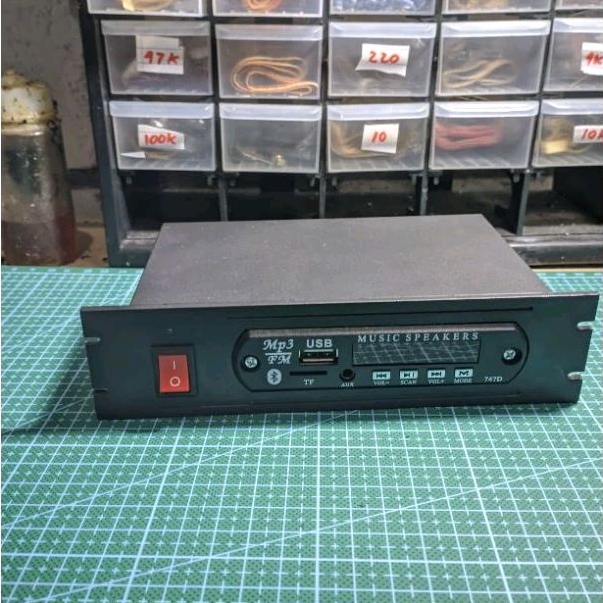 rakitan mp3 player bluetooth siap pakai