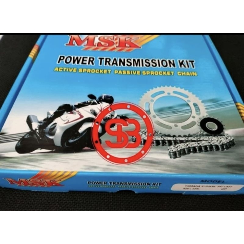 GEAR SET GIR SET GIR PAKET RANTAI GIR YAMAHA VIXION OLD LAMA MSK ORIGINAL