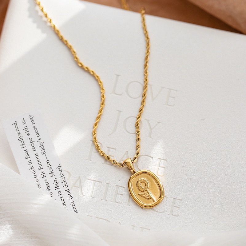 Kalung Titanium Vintage Rantai Cantik