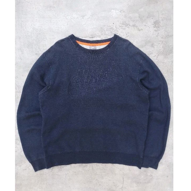 Crewneck nike big swoosh | nike big logo | crewneck sweater gemoy oversizse pria wanita