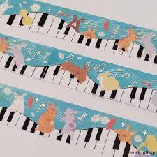 

[Preloved] Musical Bunny Rabbits Musical Washi Tape