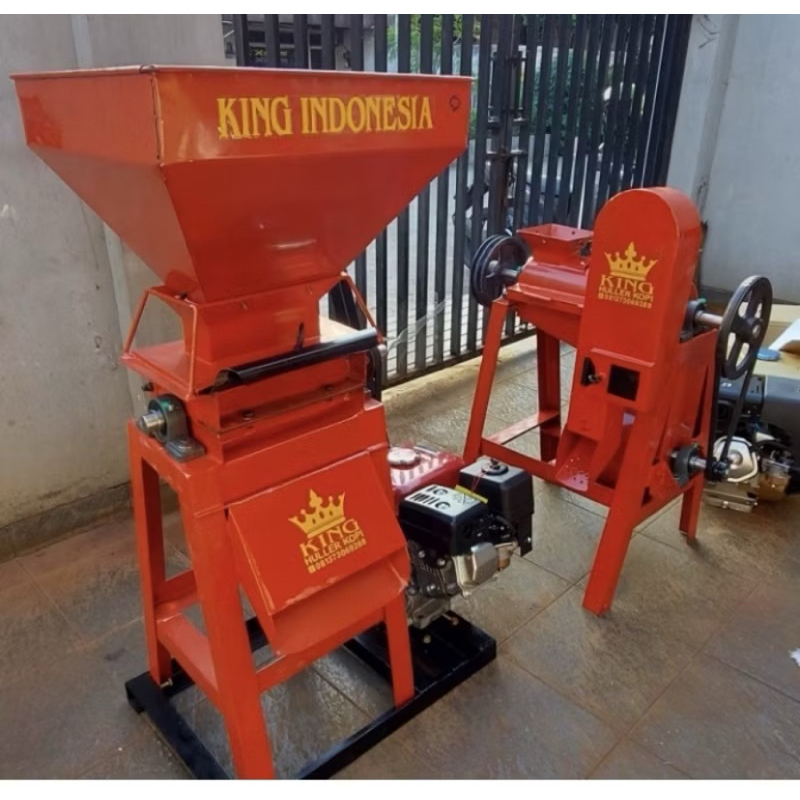 HULLER/ PULPER KOPI BASAH/ PULPER KOPI MERAH/ KING INDONESIA