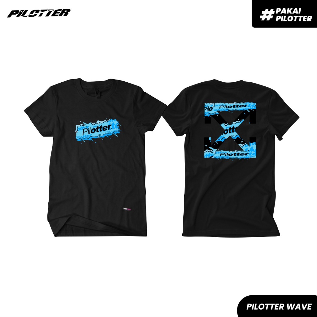 KAOS PILOTTER WAFE ORIGINAL KAOS PILOTTER WAFE FREE STICKER KAOS PILOTTER COWOK CEWEK