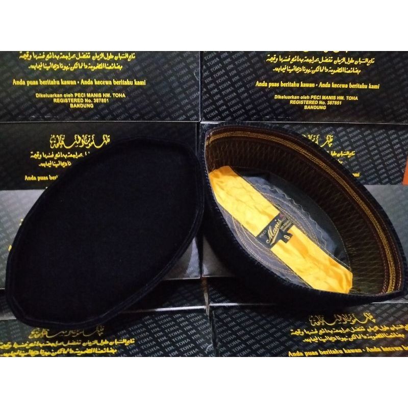 PECI HITAM SONGKOK MEREK MANIS ORIGINAL NO AC