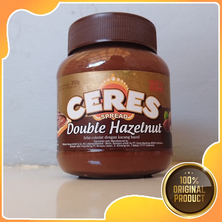 

Selai Ceres Spread Choco Hazelnut & Milk 350gr