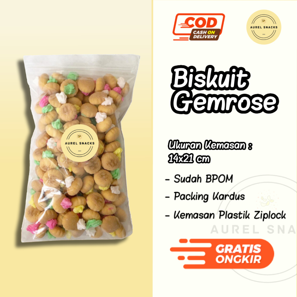 

Harga 5.000/10.000 Biskuit Gemrose Aurel Snacks / Kue Monas / Snack Grosir Kiloan Murah Meriah / Cemilan Camilan Jadul / Makanan Ringan