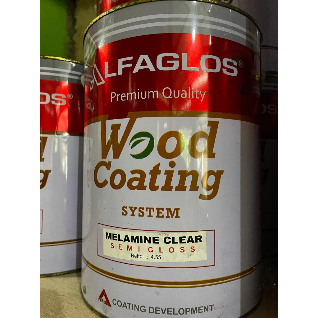 Tumblergrafik Cat Melamine Kayu Sanding Sealer, Top Coat Gloss, Semi, Doff Merek Alfaglos - Galon
