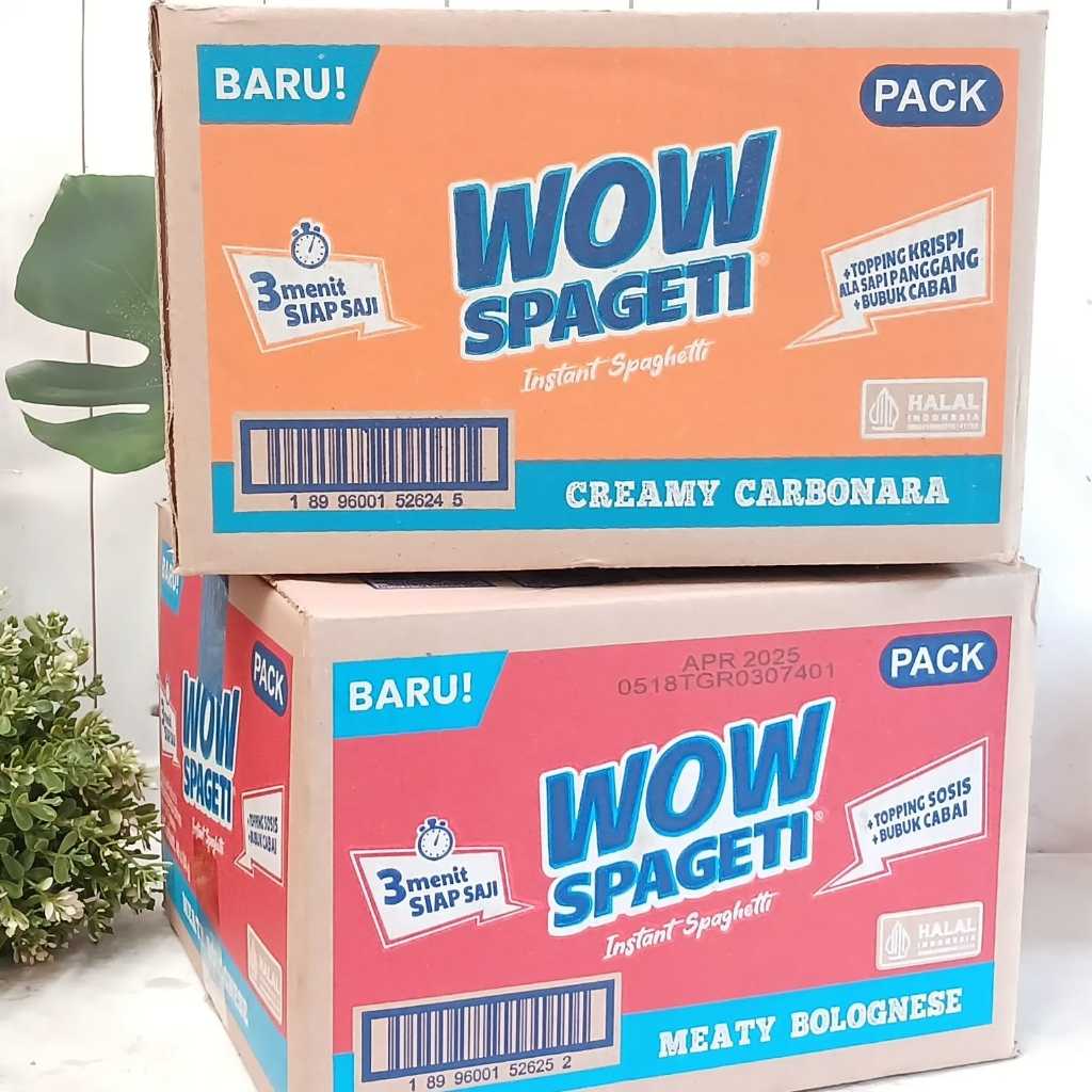 

Wow Spageti Instan Kartonan Isi 40pcs