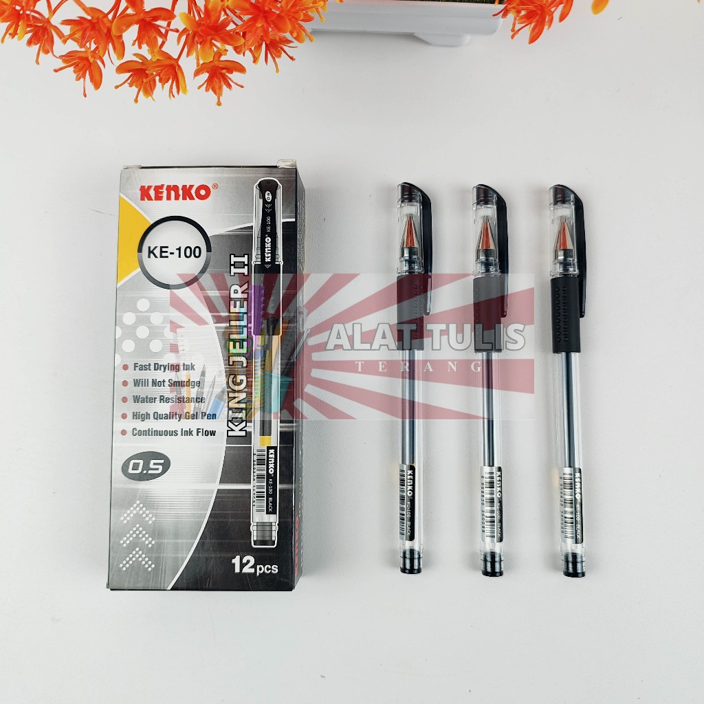 

1pcs Pulpen Kenko KE-100 Pen Gel Pena Jel