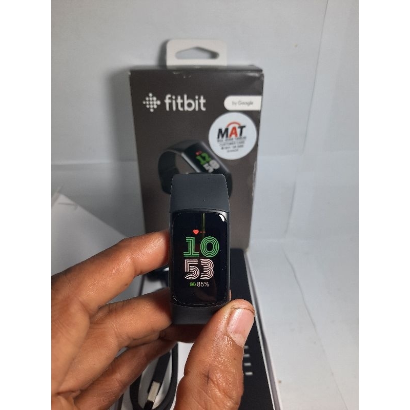 Smartband Fitbit Charge 6 Activity Tracker - Obsidian Black - SECOND - ORIGINAL - LIMITED