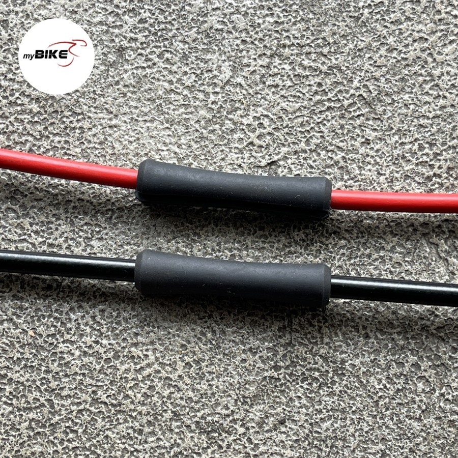 Karet Pelindung kabel sepeda Frame Protector anti gesekan Hitam