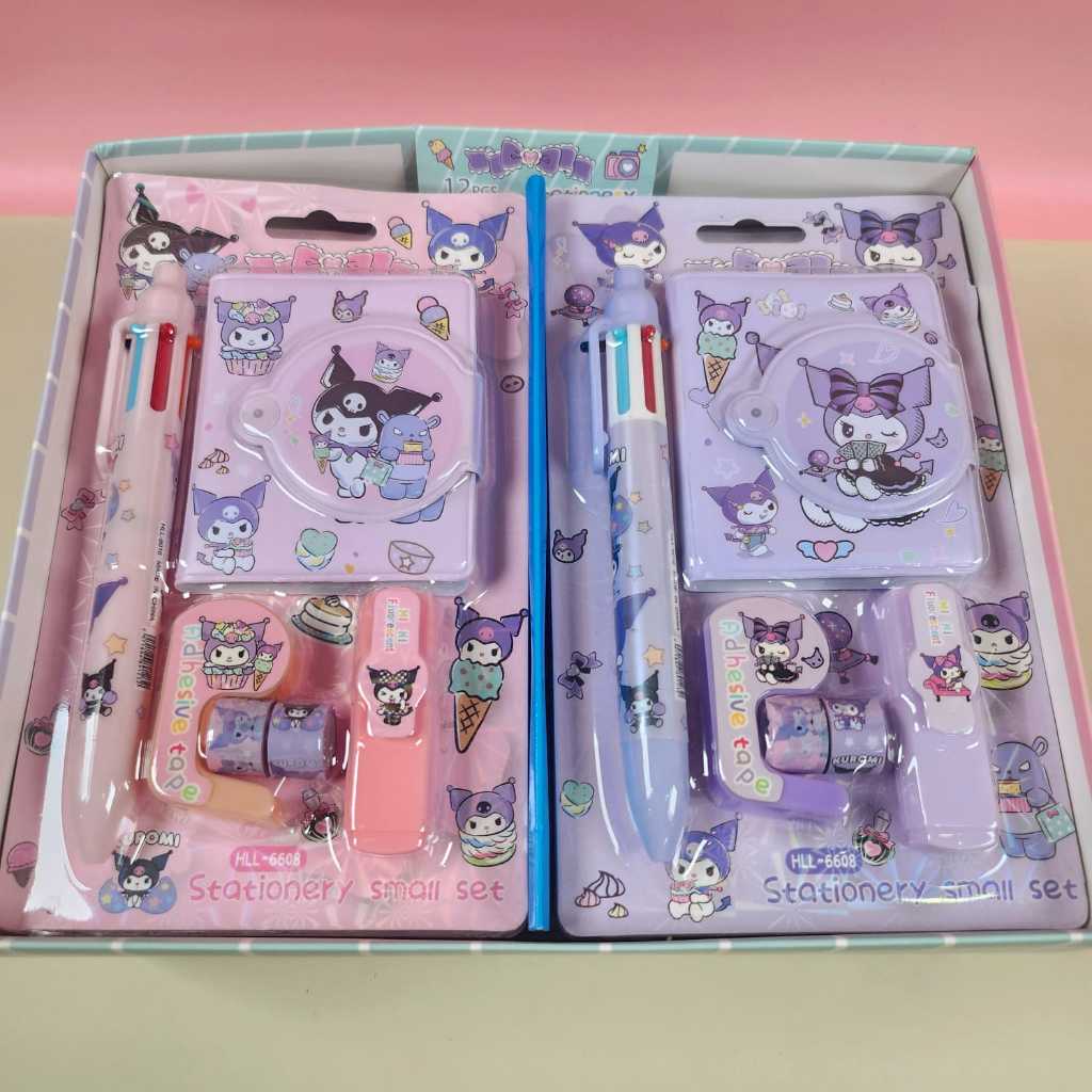 

Vanilleshop - Set Pulpen dan Notebook Karakter Kuromi Sanrio