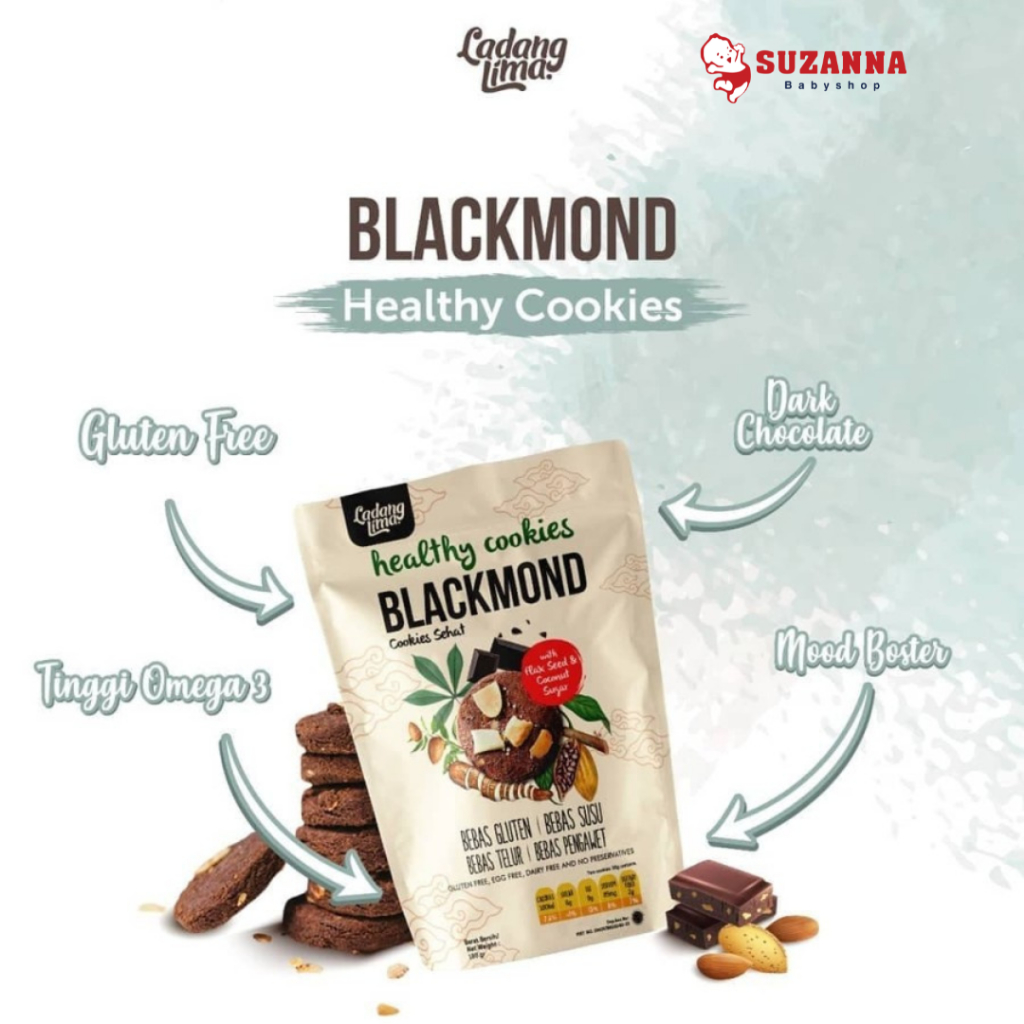 

Ladang Lima Healthy Cookies Blackmond - Snack / Biskuit