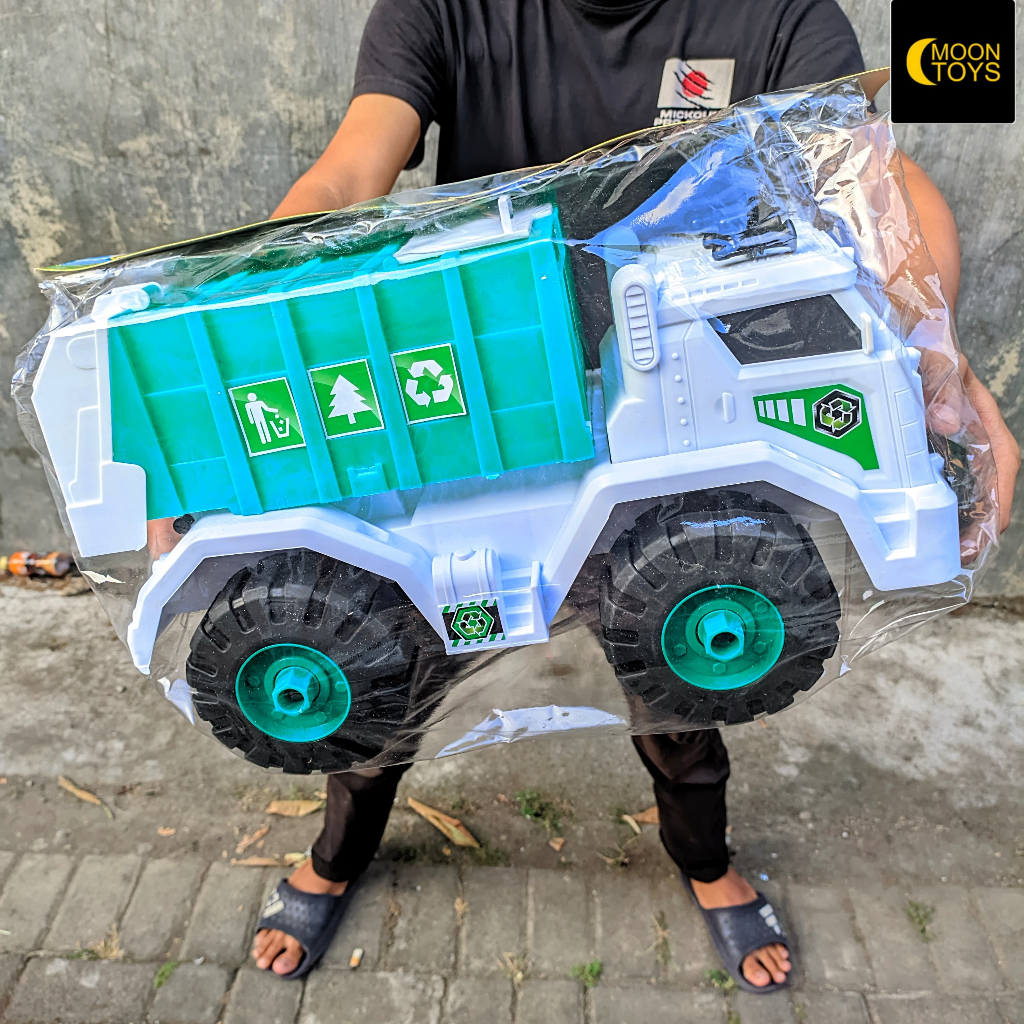 Mobil DIY - Truck SampahAK73 MAINAN TRUK SAMPAH JUMBO / MAINAN KENDARAAN MOBIL TRUK SAMPAH AK73