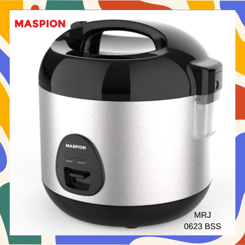 Maspion MRJ 0623 BSSS magic com mini 0623BSSS 0,6L Magic com Stainless 0,6 Liter 3 in1