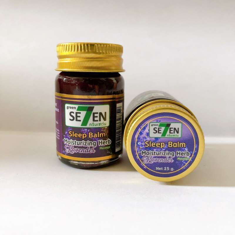 Green Se7en Balsam Thailand Lavender Balsem Pijat Green7 Sleep Balm Bangkok