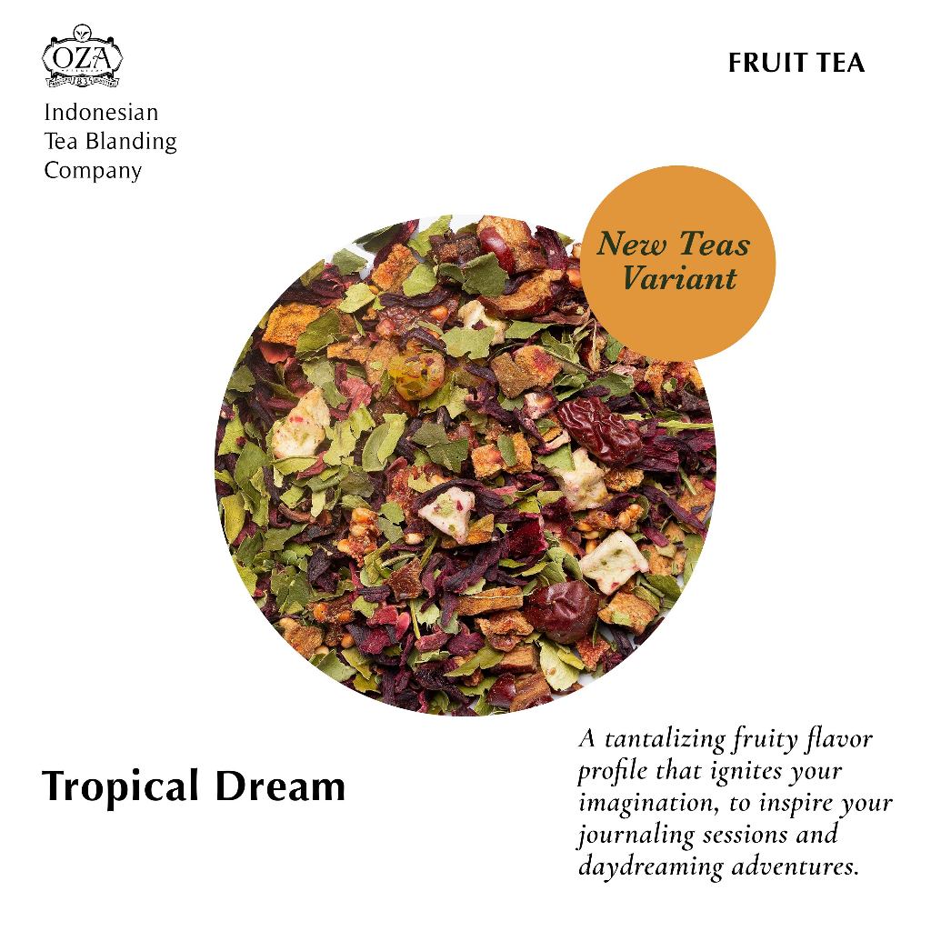 

OZA Tea - Tropical Dream | Artisan Tea - Fruit Tea | Specialty Grade | Teh Premium | 40 gram (10 cups)