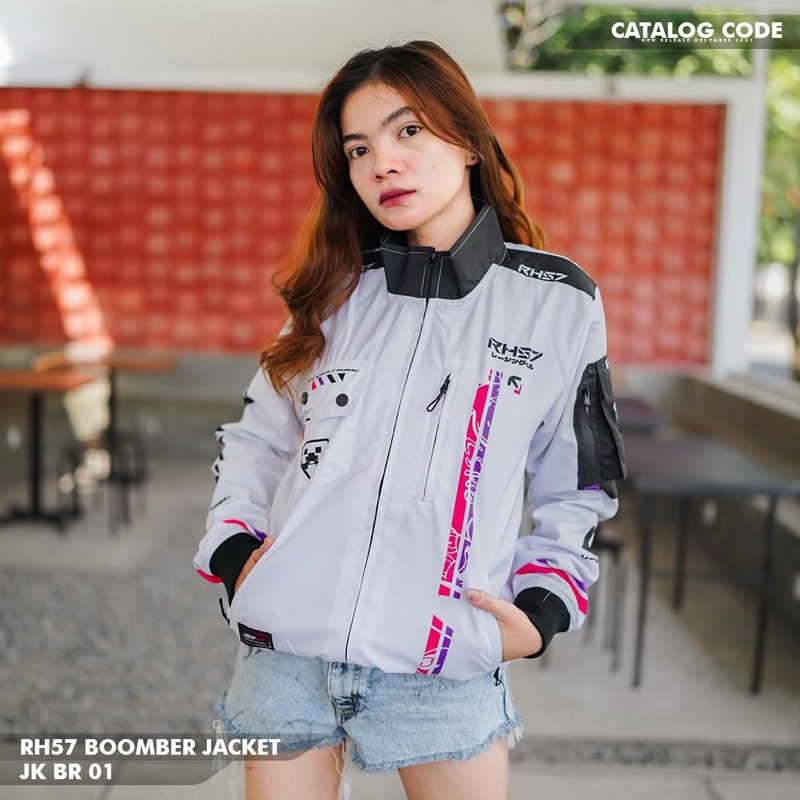 RH57 JAKET BOOMBER JKBR 01 || JAKET PRIA / JAKET WANITA
