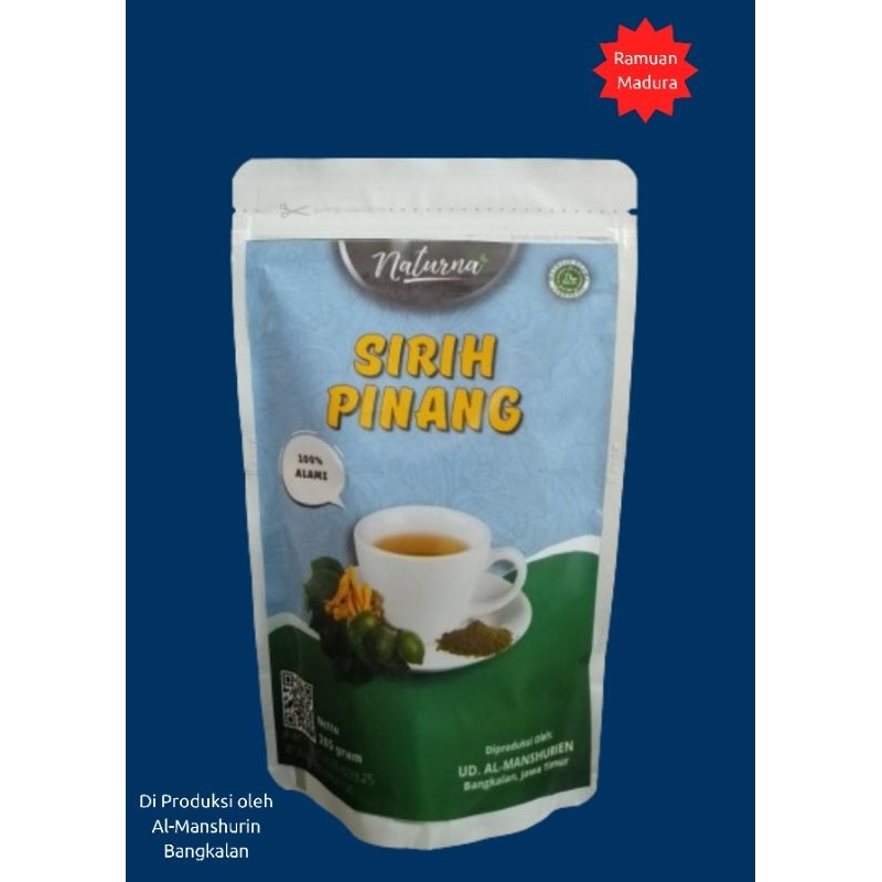 

Sirih Pinang Instan tanpa ampas Naturna (Low Sugar) [ 205 g)