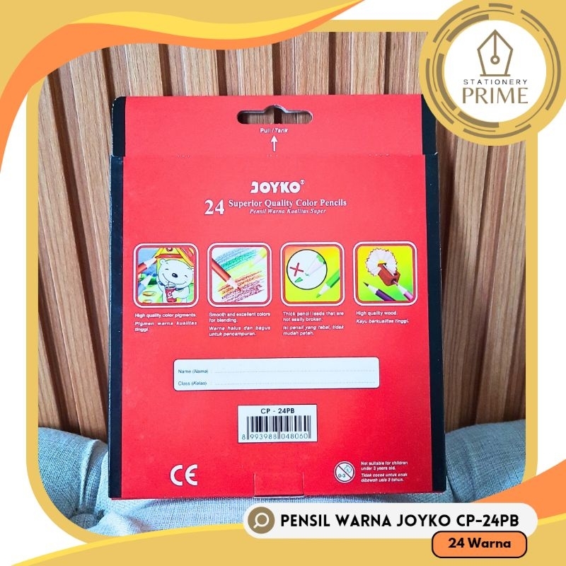 

Pensil Warna Joyko CP-24PB 24 Warna Panjang RB9