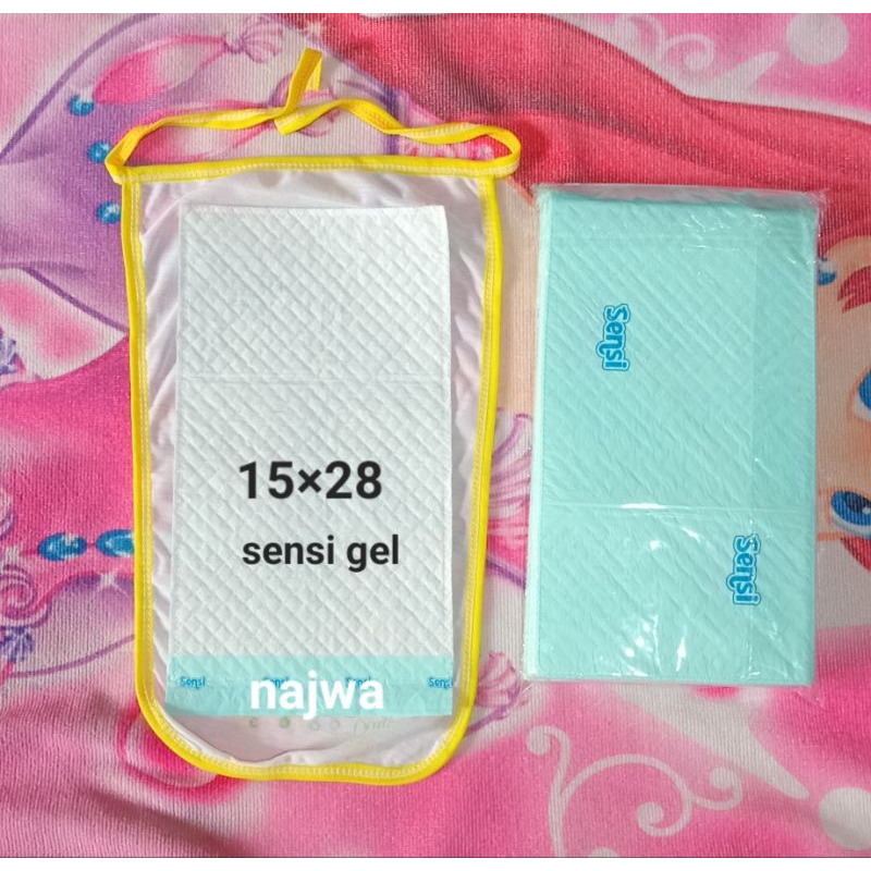 KHUSUS BAYI UNDERPAD  ISI=50 ,20 PAS SEUKURAN POPOK KAIN