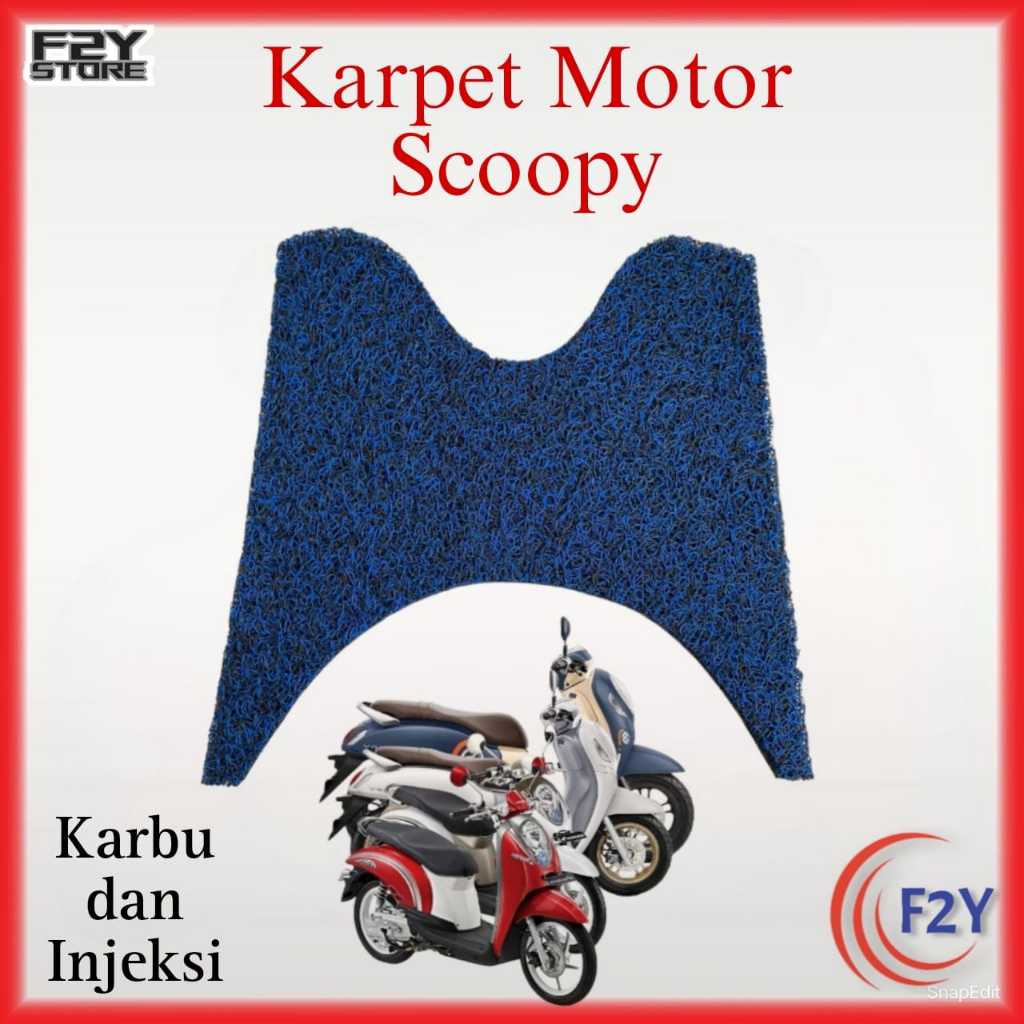 Karpet Motor Scoopy All Type Premium, Karpet Motor Mie Bihun Scoopy