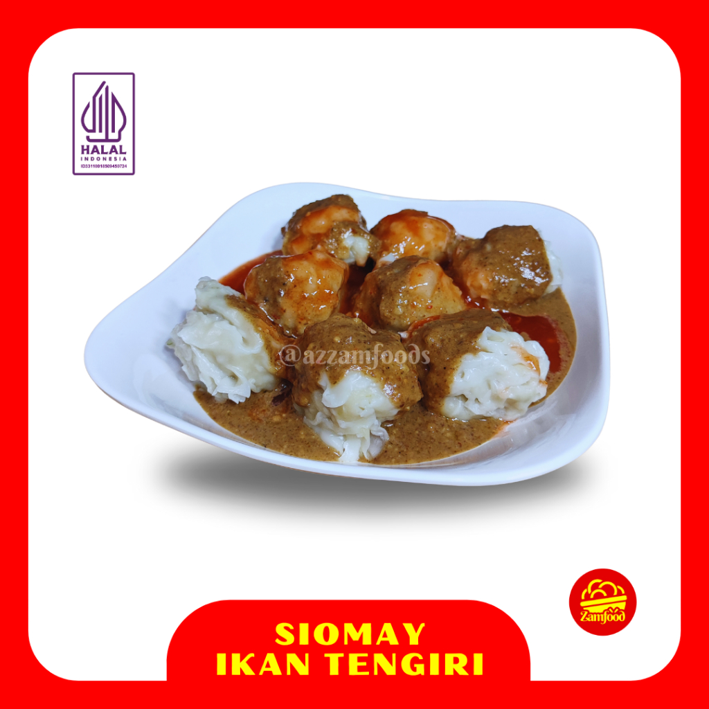 

Siomay Ikan Tengiri Premium isi 8 halal tanpa pengawet