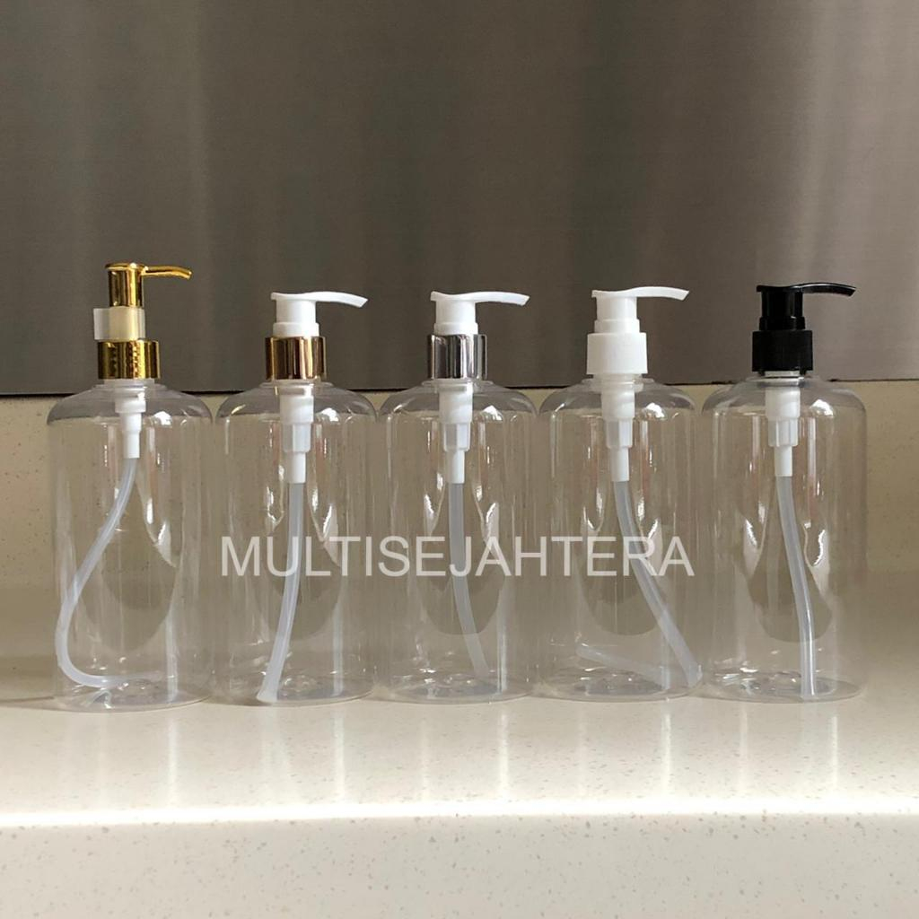 Botol PET 500ml Pump / BR 500ml Tutup PUMP / Botol Pump 500ml