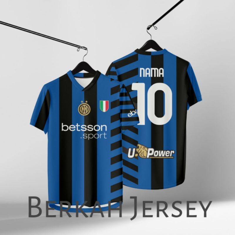 Jersey Inter Milan 2024 Home Free Nama dan Nomor Fullprinting