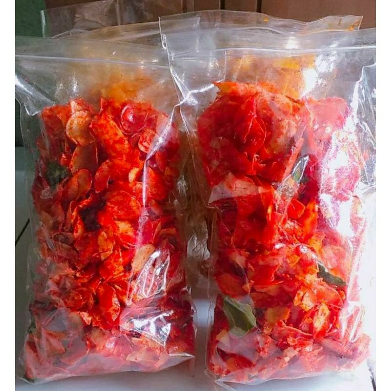 

KERIPIK SINGKONG BALADO PEDAS MANIS 500GR