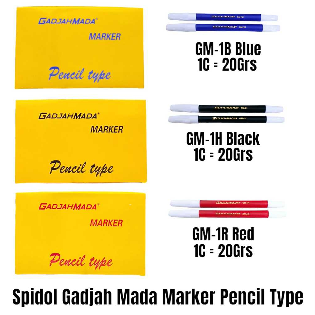 

Spidol Marker Kecil Gadjah Mada (1pc)