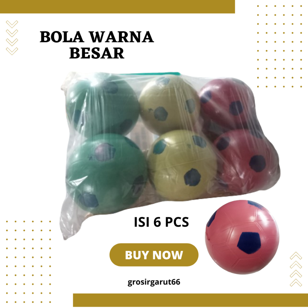 Bola Warna / Bola sepak / Bola plastik / Bola sepak bola / Bola futsal