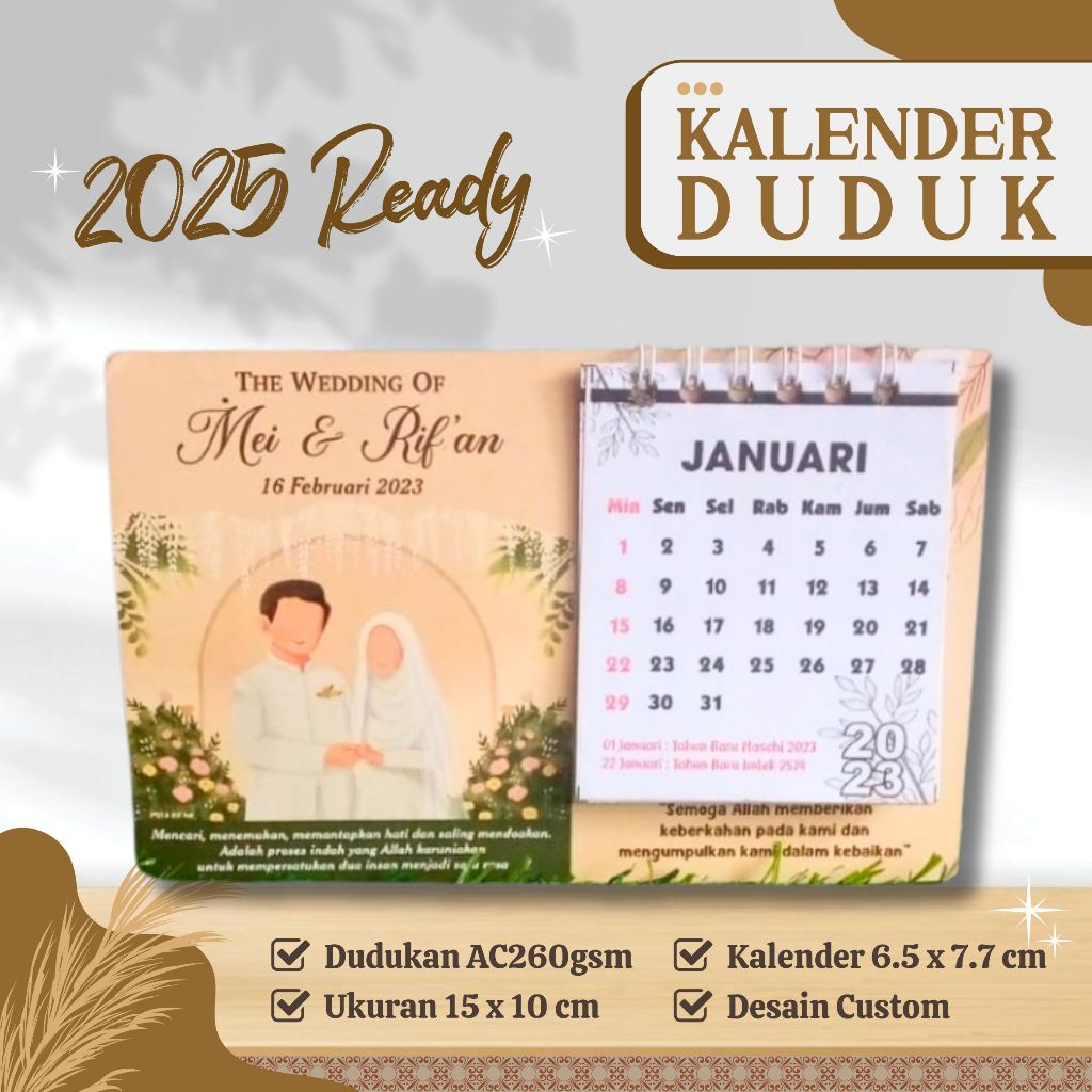 

Kalender Duduk Unik Murah Souvenir Kalender Meja Suvenir Pernikahan Khitanan Usaha dll l Kalduk