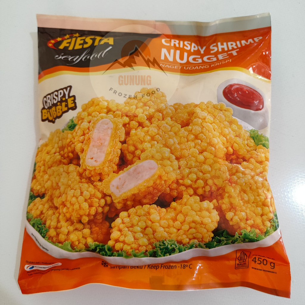 

Fiesta Crispy Shrimp Nugget 450gr