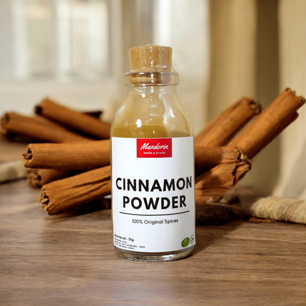 

MANDORIN Kayu Manis Bubuk / Bubuk Kayu Manis / Cinnamon Powder / Bumbu Dapur Premium