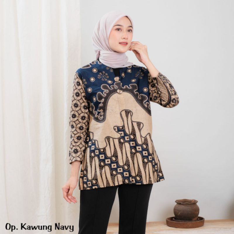 ATASAN BATIK WANITA BAJU BATIK WANITA BLOUSE BATIK WANITA BLUS BATIK WANITA BATIK ATASAN WANITA PERE