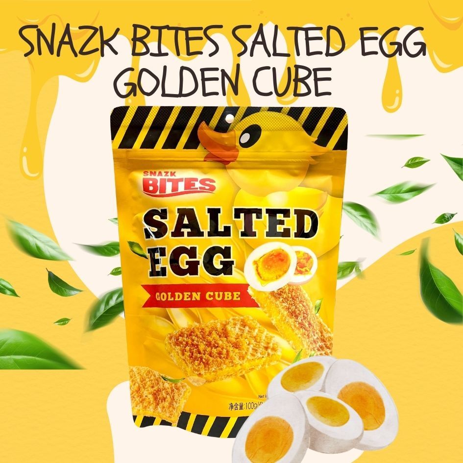 

Snazk Bites Salted Egg Golden Cube 100g 1Pouch