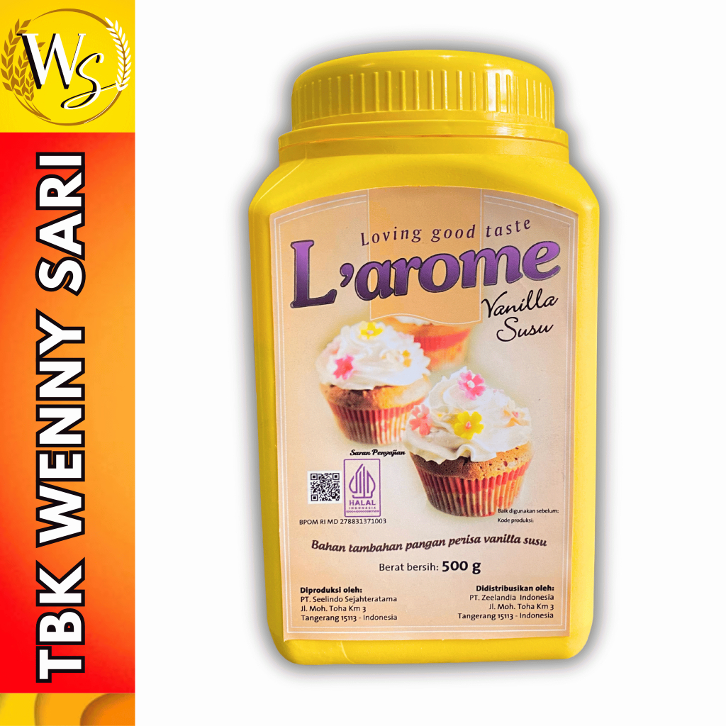 

Perisa Vanilla Susu L'arome Larome 500 Gram