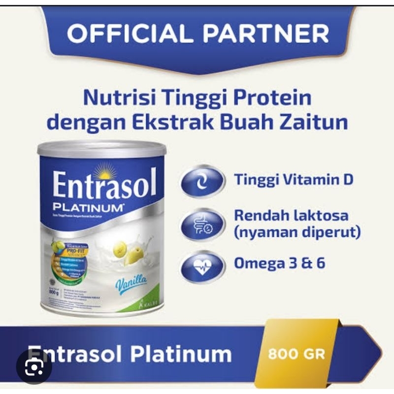 ENTRASOL PLATINUM 800GR SUSU / Entrasol platinum 800g / Entrasol platinum 800