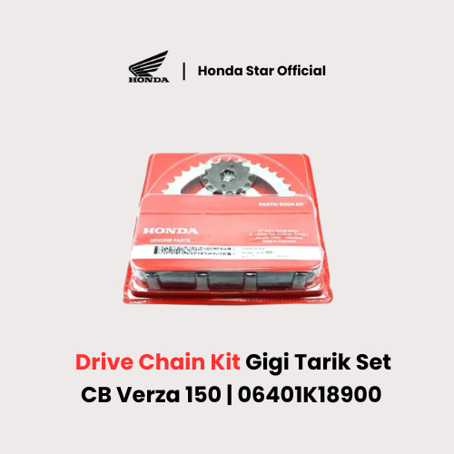 CB150 Verza - Honda ORI Drive Chain Kit Rantai Gear / Gigi Tarik Set