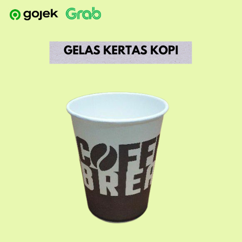 Gelas Kopi Kertas - Paper Cup Coffee 8oz (1 Roll) Tanpa Tutup